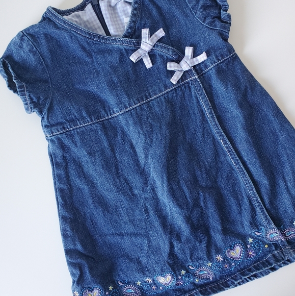 Carters Watch the Wear Denim Dress Size 18 Months - Picture 1 of 5